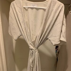 BABATON SS WRAP DRESS